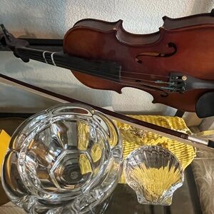 Baccarat shell paperweight and Baccarat candy dish 💎💎💎💎💎